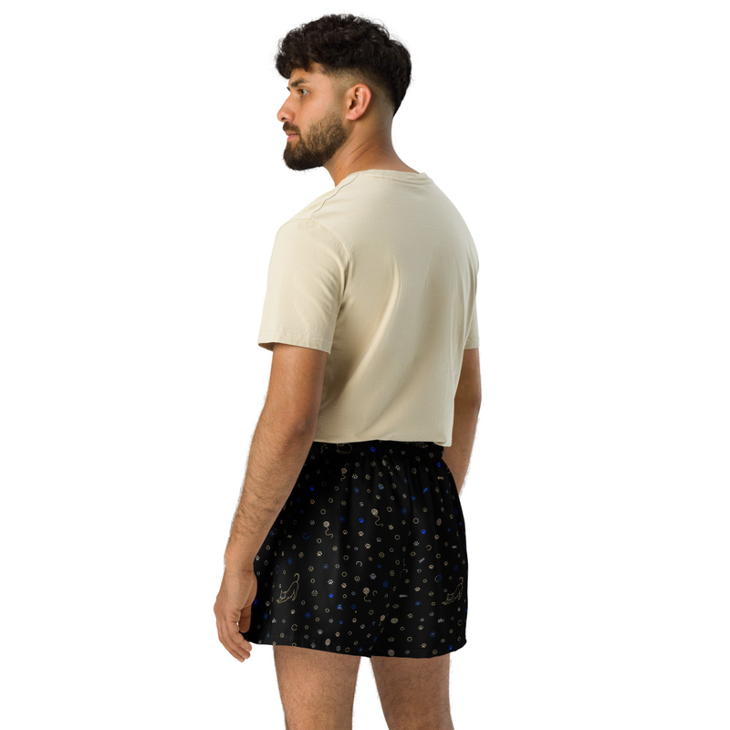 Men's Gato Pattern Athletic Shorts